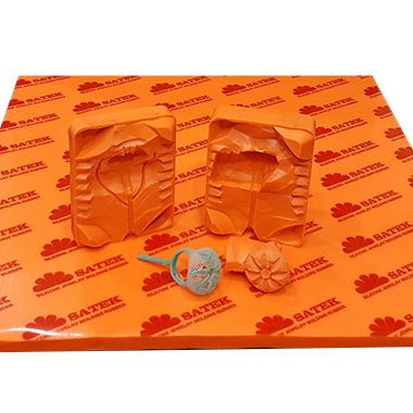 Ultra Orange Jewelry Mold Rubber
